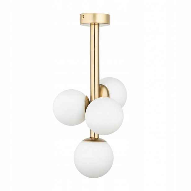 Stropní svítidlo Zlatá kovová mosaz skleněná 4 zdroje G9 22 cm Sigma Lighting