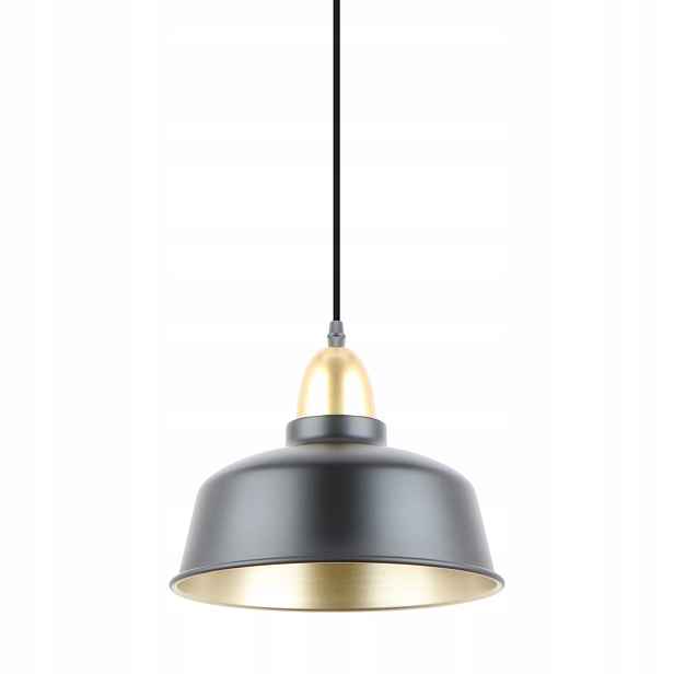 Závěsná lampa Zuma Line Mensa A8063-BK černá/zlatá