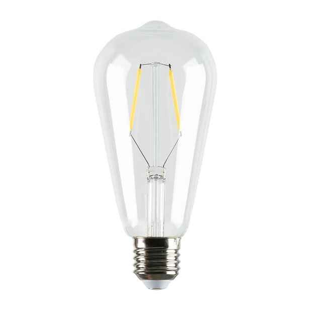Teplá LED žárovka E27, 4 W – Kave Home