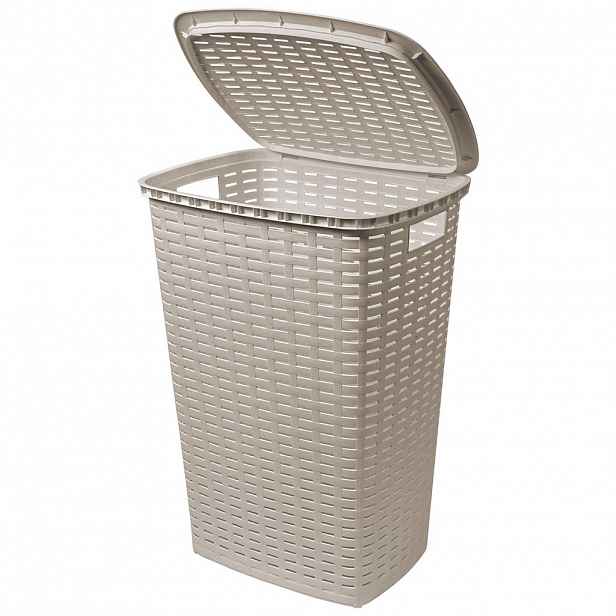 Homeware KOŠ NA PRÁDLO, krémová
