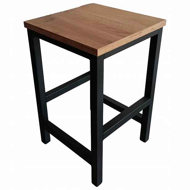 Stolička Kovová Kuchyňská Stolička Loft 45 CM