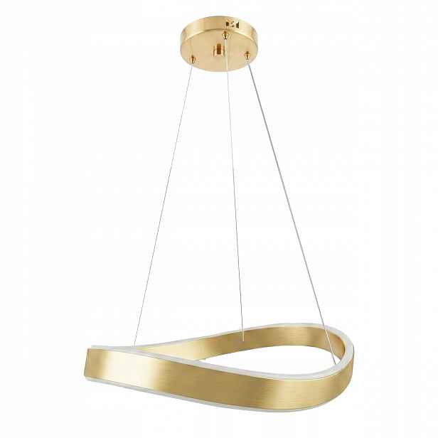 Závěsné Stropní Svítidlo Led Lustr Glamour 40 cm Zlatá Kartáčovaná