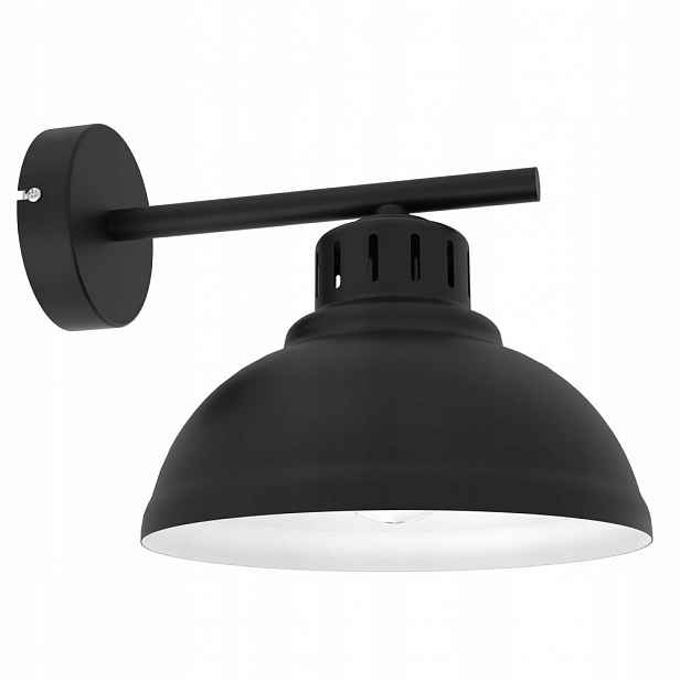 Černá nástěnná lampa Sven 9042 Luminex