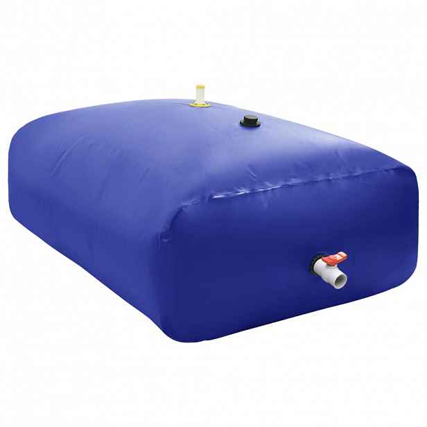 vidaXL Nádrž na vodu s kohoutkem skládací 2 100 l PVC