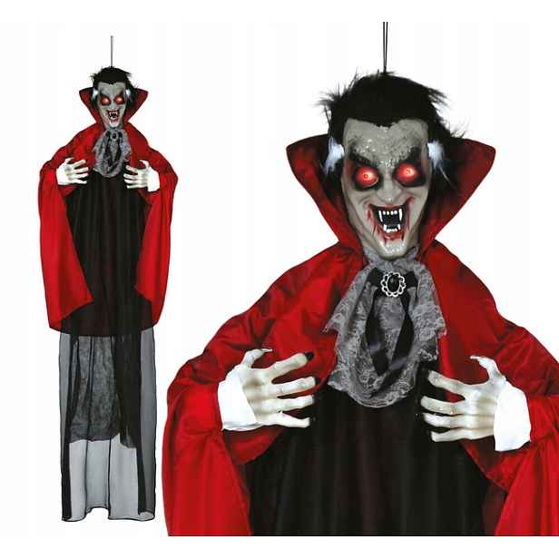 Závěsná Dekorace Upír Hrabě Drakula Zvuk Svatý Pohyb Halloween