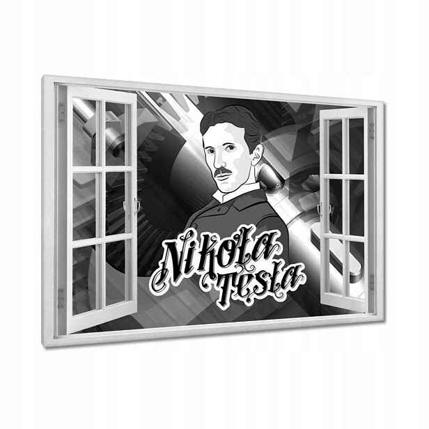 Obrazy 90x60 Nikola Tesla vynálezce