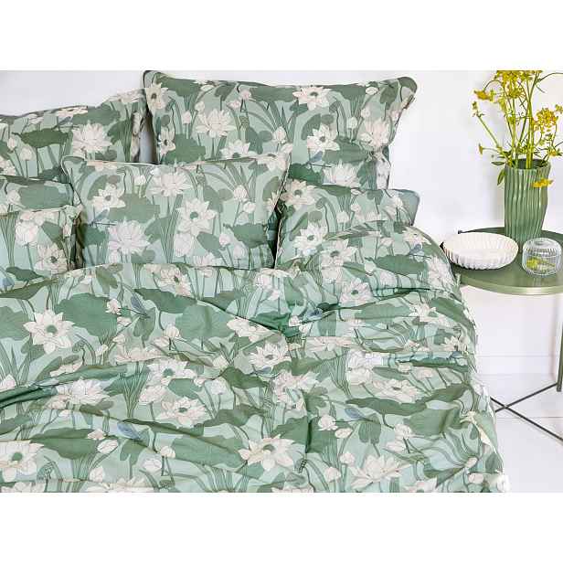 Povlečení Vodní lilie 200 x 200 cm 2 x 80 x 70 cm Mumla