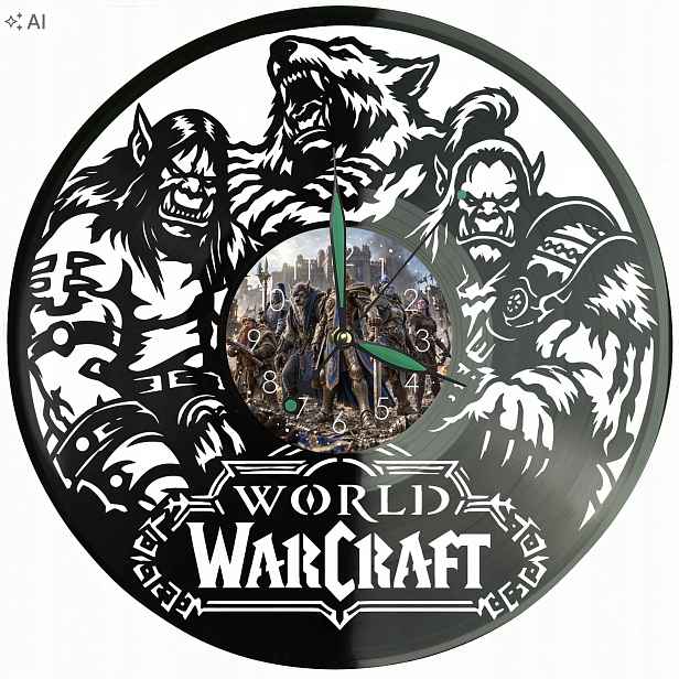 World of Warcraft Game Nápad na Dárek Nástěnná Dekorace z vinylových desek