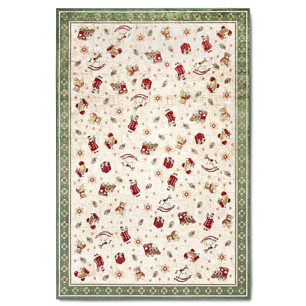 DOPRODEJ: 160x230 cm Kusový koberec Villeroy & Boch Toy's delight se střiženým vlasem 106218 Green, Multicolor, 160x230, zelená, obývací pokoj, Villeroy & Boch