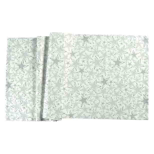Sander Ubrus Stelle, 130 x 170 cm, ecru / silver 885113-21