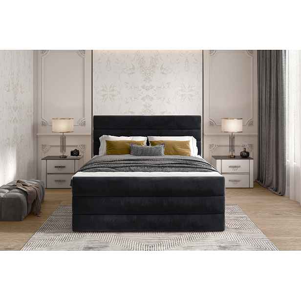 Boxspring Cande Rozměr: 140 x 200 cm, látka: Kronos 7
