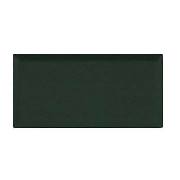 Čalouněný akustický panel nástěnný Riwiera 38 tm. zelená obdélník - Obdélník 60x30 cm Egibi