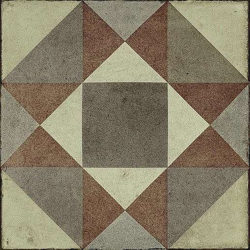 Dlažba Ragno Ottocento ambra decoro tap 3 20x20 cm mat OTR86T