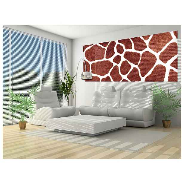 Fototapeta žirafa Skora Safari Africký vzor do pokoje 250x104 lepidlo