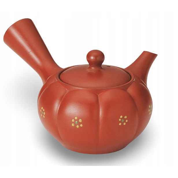 Japonská keramická konvice Kyusu hnědá var. H 320 ml