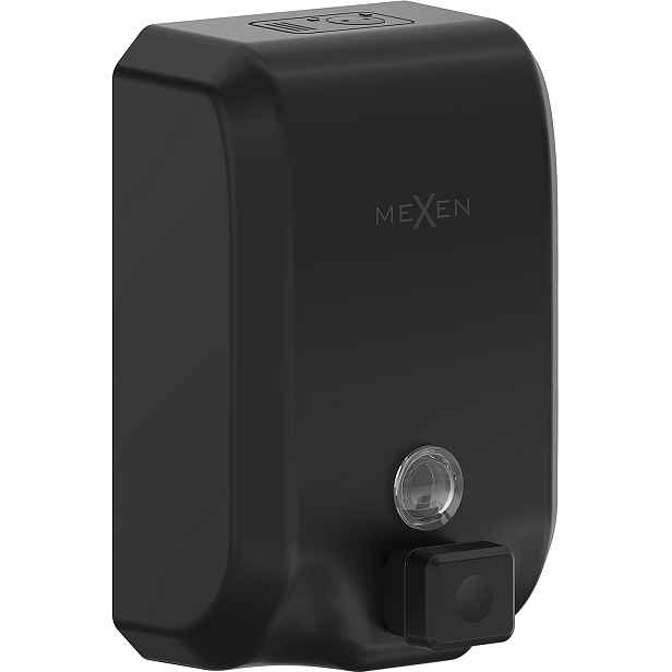 Mexen Purio-V nástěnný dávkovač tekutého mýdla 1200 ml, černá matná