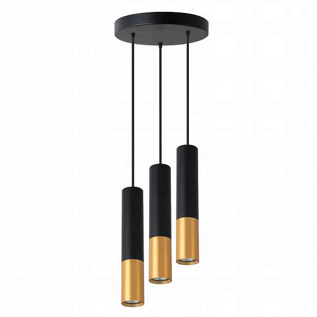 Led Závěsná Lampa 1 m Stropní Lustr 3x GU10 Moderní Tuba výp2