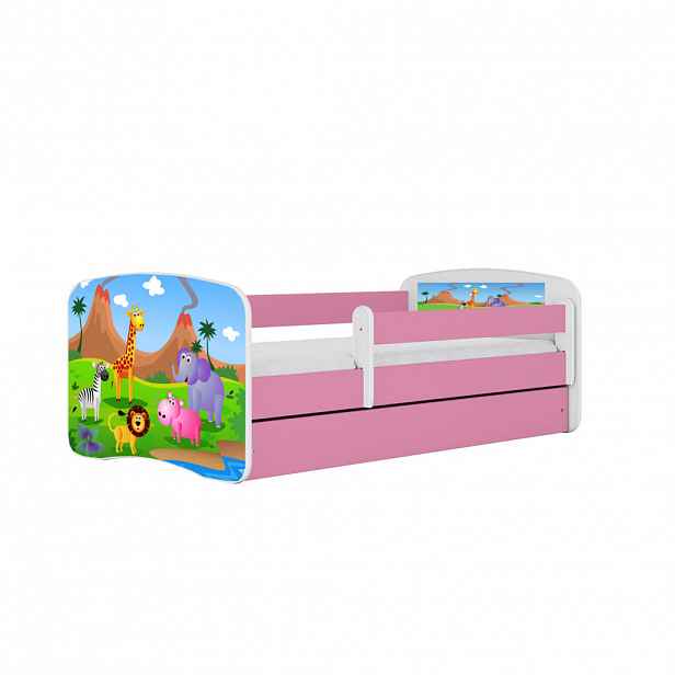 RAUMHIRSCH FURNITURE DĚTSKÁ POSTEL Safari se zásuvkou 180/80 90/61/184