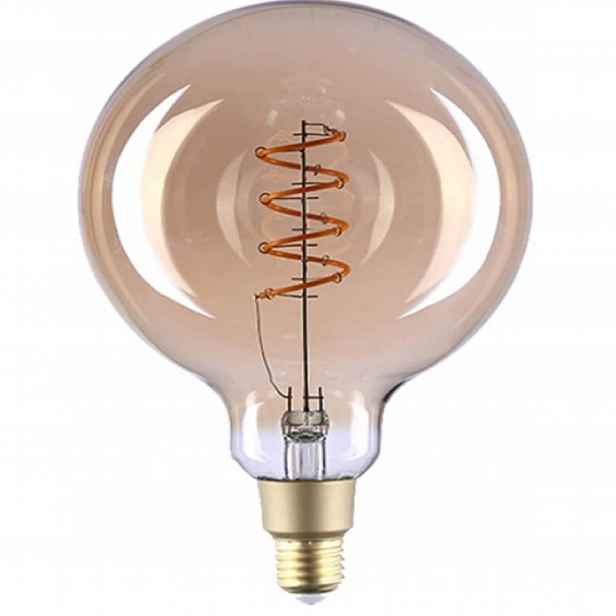 Žárovka Shelly Led E27 4W Wi-Fi vintage G125 velká spirála teplá bílá
