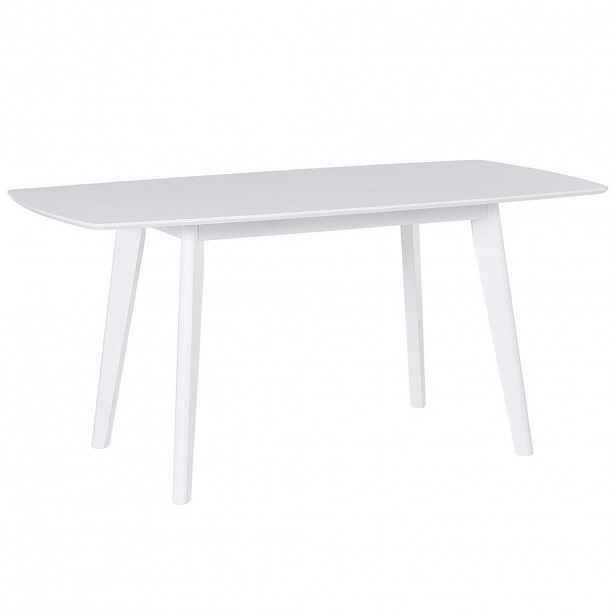 Beliani JÍDELNÍ STŮL 120-160/80/75 cm Bílý Obdélníkový Sanford