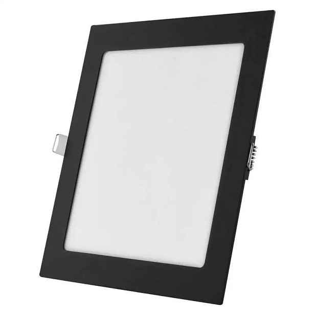 Led vestavné svítidlo Nexxo, čtvercové, černé, 18W, se změnou Cct