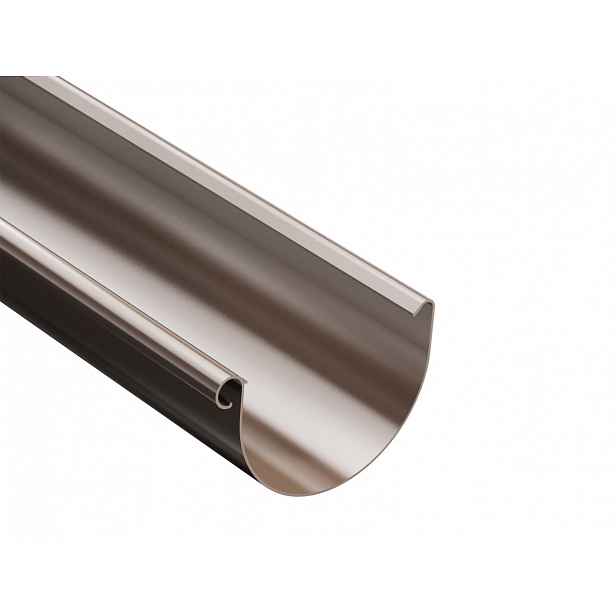 Plastový okapový žlab Gutta Aqua 125 x 3000 mm, hnědá