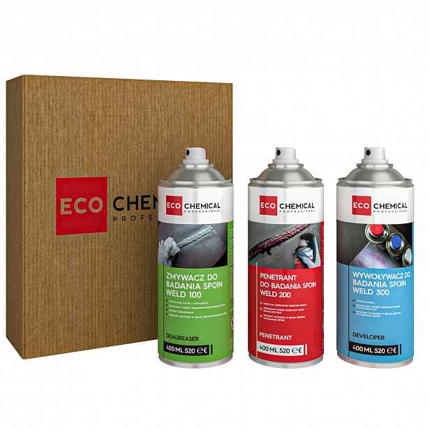 Sada pro testování svařovacích spár Weld 3 x 400 ml
