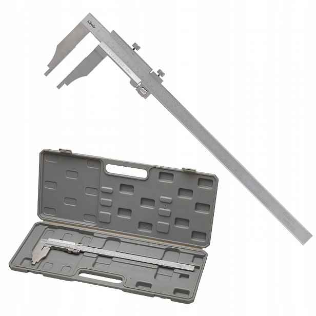 Dílenské posuvné měřítko s přesnou regulací, nerezové Limit 800 x 150 mm