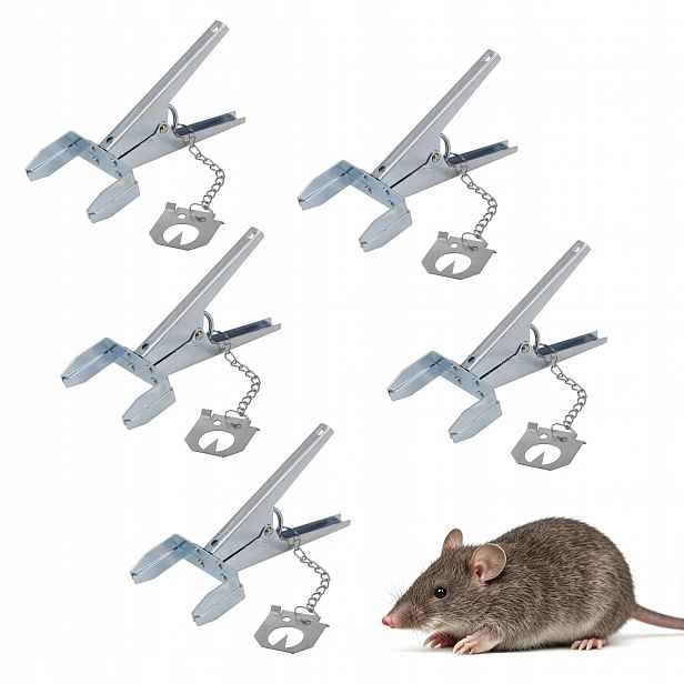 Past Na Krtky Norníky Krysy Krtky Uchopovač Gilotina Kovová 5 ks