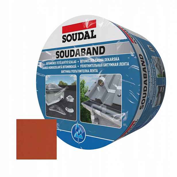 Těsnící pokrývačská páska Soudal Soudaband terakota 15 cm x 10 m