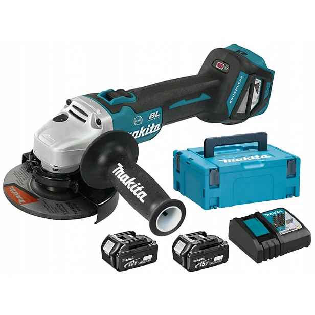 Úhlová Bruska 125MM Bldc 18V 2*5.0AH Makpa