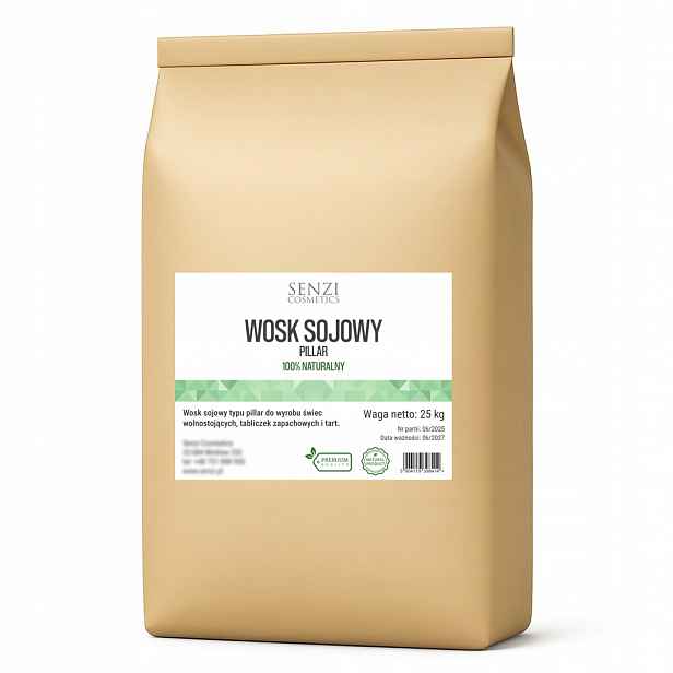 Vosk Pillar pro volně stojící svíčky 100% přírodní Diy pastilky 25 kg
