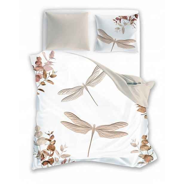 Elegantní Povlečení Povlečení S Vážkami Lůžkové Povlaky S Hmyzem Povlečení S Vážkami Příroda Boho 160x200