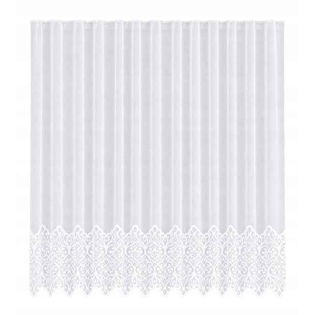 Elegantní Záclona Záclona S Vysokým Ornamentálním Vzorem 200x180