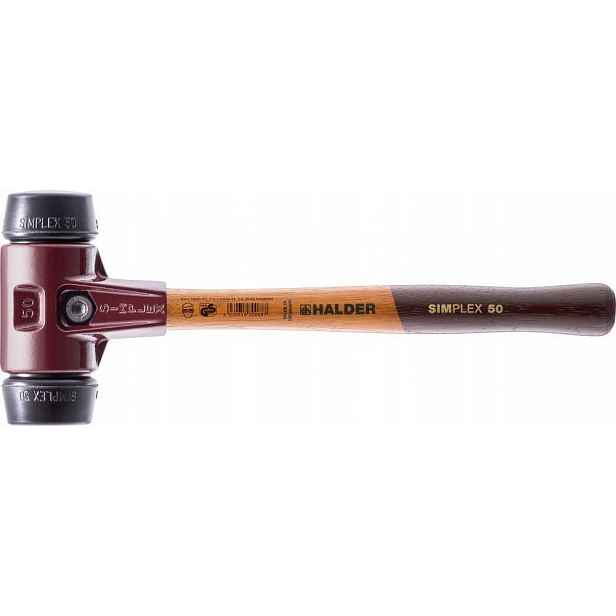 Gumové kladivo 60 mm Halder Simplex 3002 060 s vyměnitelnými násadkami