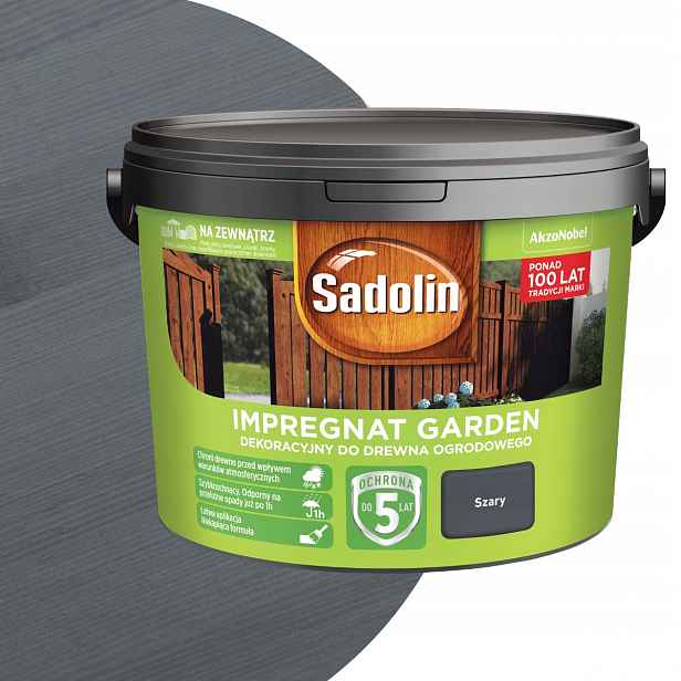 Sadolin Garden Impregnát na dřevo 9L Šedý