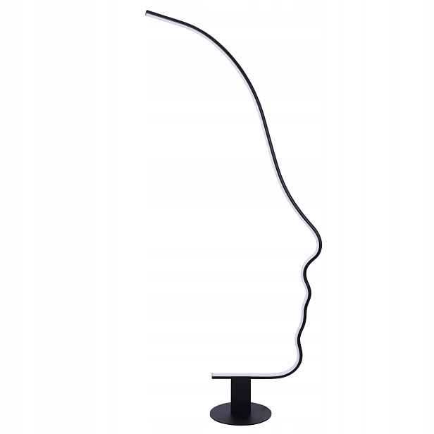 Stojací podlahová lampa 25W 4000K Neutrální černá Stranger Sanico Goldlux