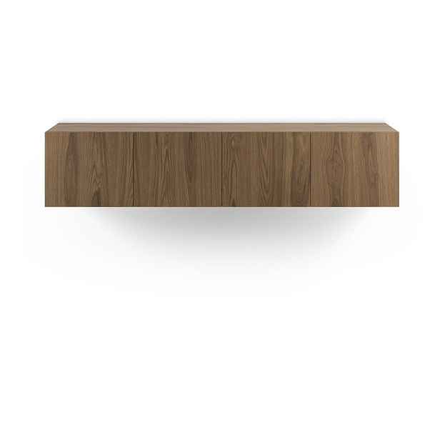 TV stolek v dekoru dubu v přírodní barvě 180x38x35 cm Daroca – Marckeric