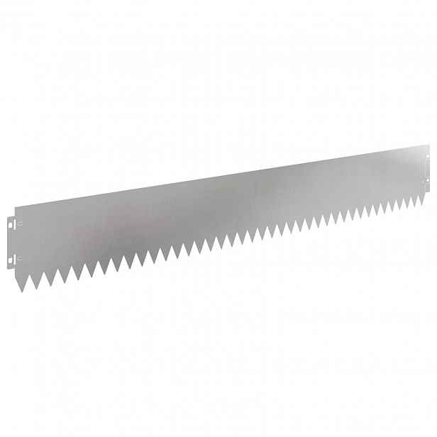 vidaXL Okraj trávníku 20 ks 103 x 15 cm Ocel Stříbrná