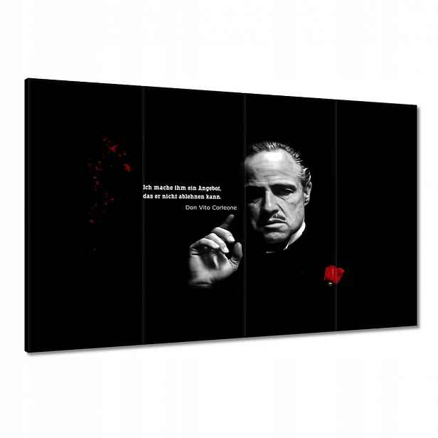 Obrazy 120x80 Citáty z kmotra