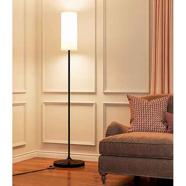 Podlahová Led lampa se stínítkem a nožním spínačem 160 cm Uk zástrčka