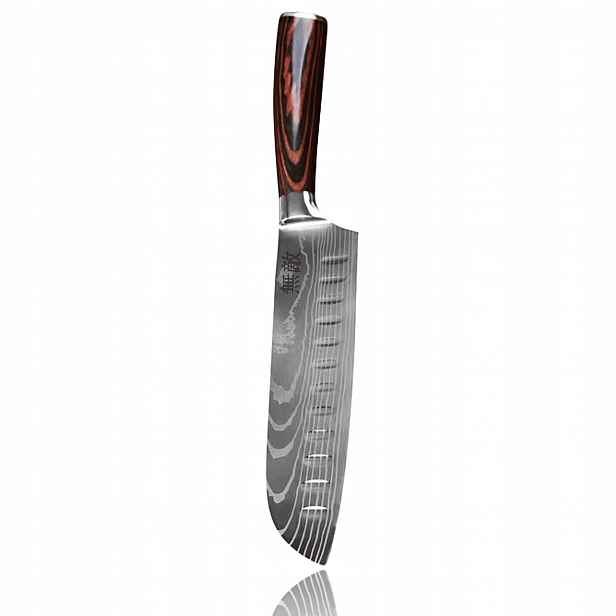 Profesionální nůž Santoku Muteki v dárkové krabičce Ocel