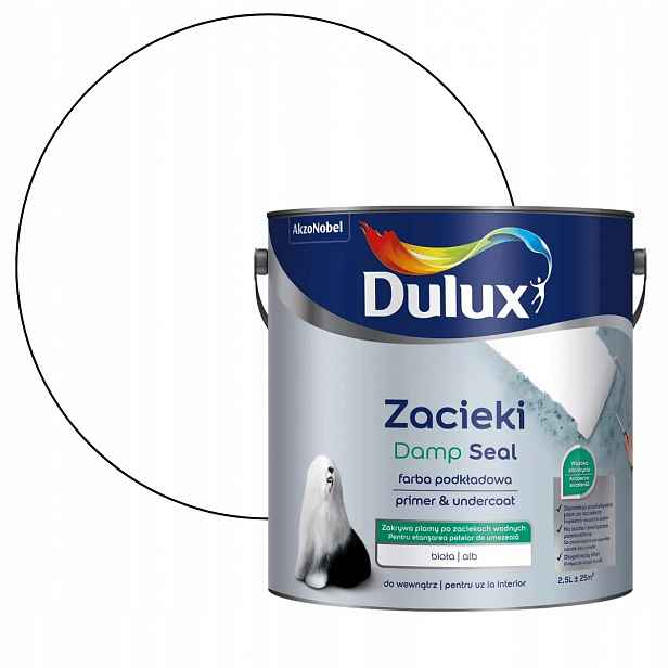 Dulux Stěny Barva 2,5L Bílá Na Stěny A Stropy Na Stěny
