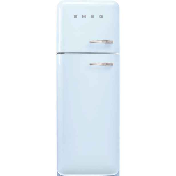 Smeg SMEG 50's RS kombinovaná lednice s mrazákem nahoře 222l/72l otv.levé 172x60 cm pastelově modrá FAB30LPB6