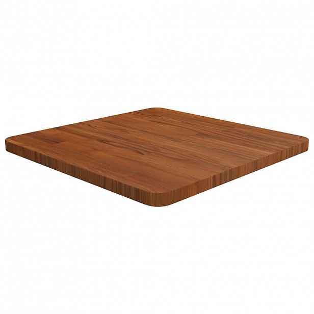 vidaXL Čtvercová stolní deska tmavě hnědá 50x50x2,5 cm ošetřený dub