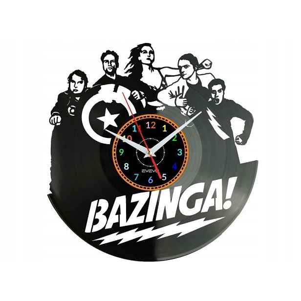 Big Bang Theory Nástěnné hodiny Vinylová deska Moderní Dekorativní na Prez