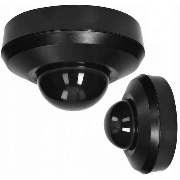 Orno detektor pohybu, detektor přítomnosti 360 ° IP44 2000 W, venkovní, černý
