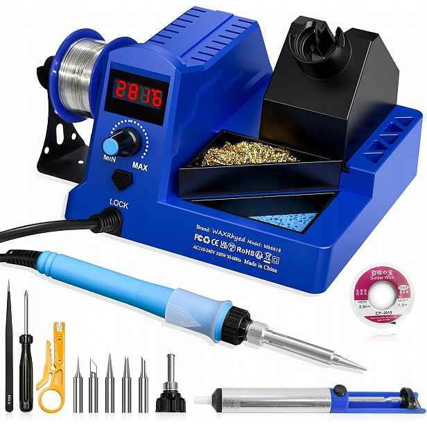 Pájecí stanice WaxRhyed MH6618 100W digitální Pid Led hroty sada
