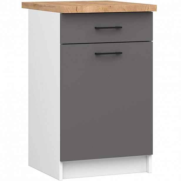 RAUMHIRSCH FURNITURE SPODNÍ SKŘÍŇ Bílá, grafitově šedá 85/50/46
