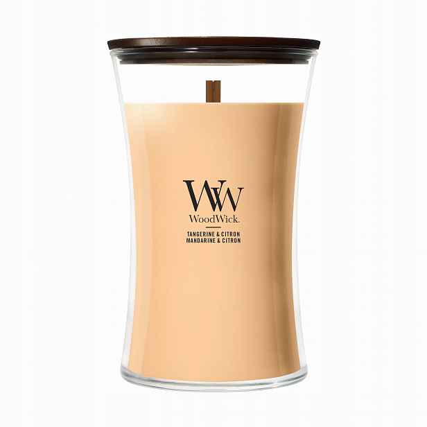 Velká vonná svíčka WoodWick Tangerine & Citron